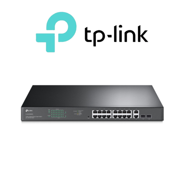 TP-Link TL-SG1218MP 18-Port Gigabit Rackmount PoE+ Switch 16 PoE Ports