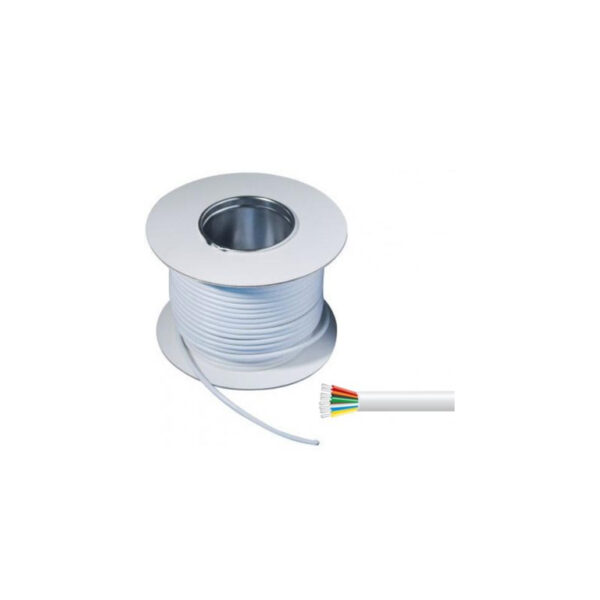 8 Core Alarm Cable 100m White for Alarm Sensors and Detectors