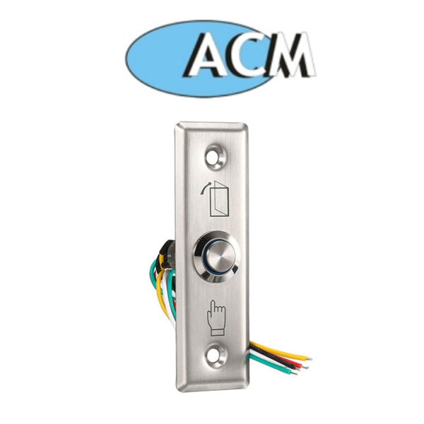 ACM K6A Door Release Exit Button Stainless Steel Flush Mount NO Contact