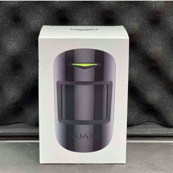Ajax CombiProtect Black Wireless PIR and Glass Break Detector Jeweller