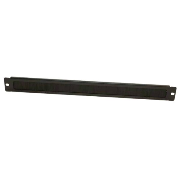 1U 19 Inch Rack Mount Brush Strip Panel Cable Entry for Data Cabinets