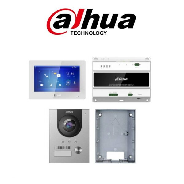 Dahua 2MP 2-Wire IP Villa Intercom Kit Door Station and Indoor Monitor DHI-KTD01