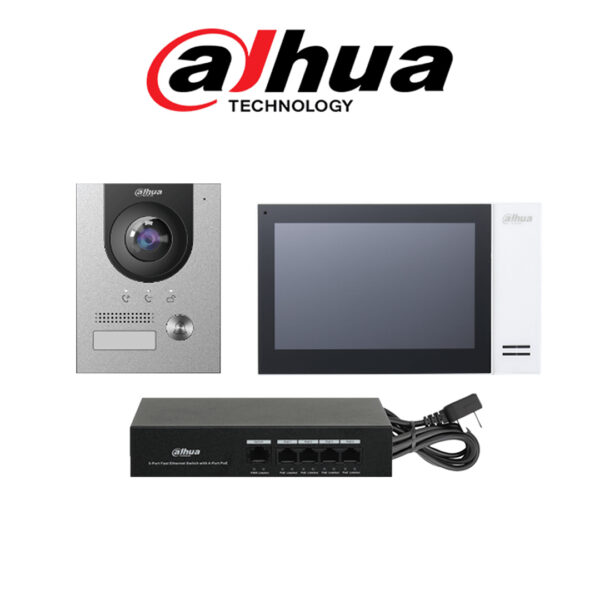 Dahua 2MP IP Video Intercom Villa Kit Outdoor Station and Indoor Monitor KTP01L