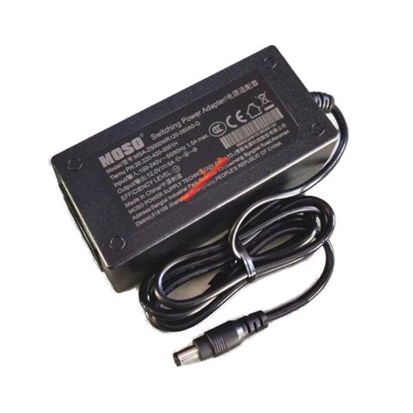 MOSO 12V 5A DC Power Supply 5.5x2.5mm for CCTV and Security Equipment
