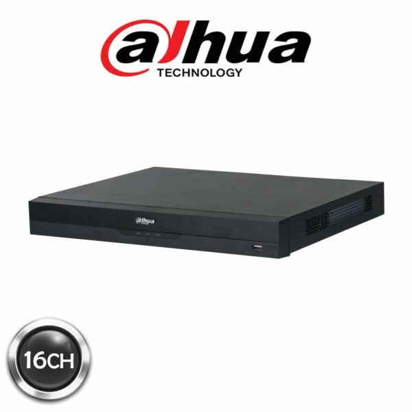 Dahua NVR5216-16P-EI2 16 Channel 16PoE 2HDD WizSense NVR Medium Commercial