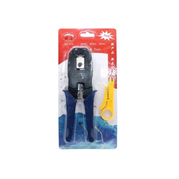 RJ45 Crimping Tool SZ-315 Dual Modular with Wire Cutter and Stripper