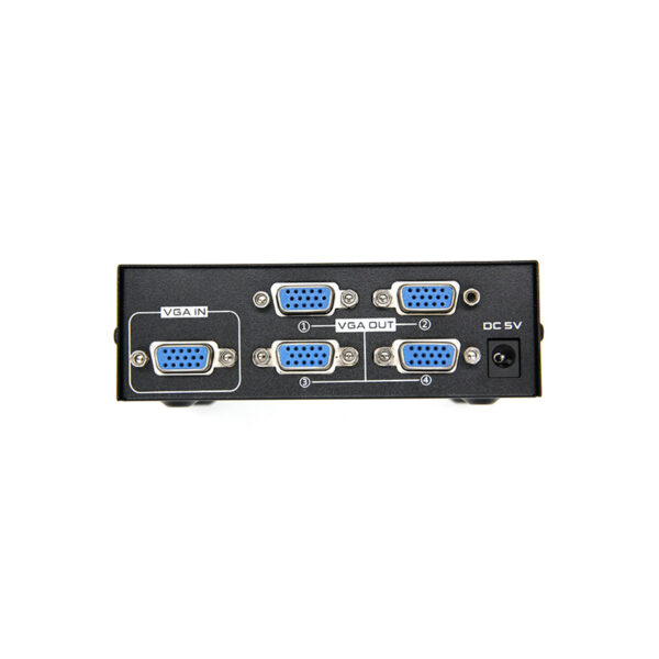 VGA Splitter 1 to 4 Ports 200MHz 1920x1440 with Power Adapter
