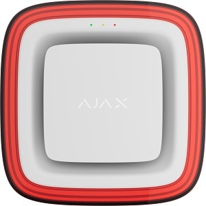 Ajax EN54 FireProtect Wireless Sounder with Visual Alarm Device White